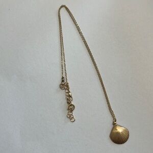 Gold Seashell Necklace